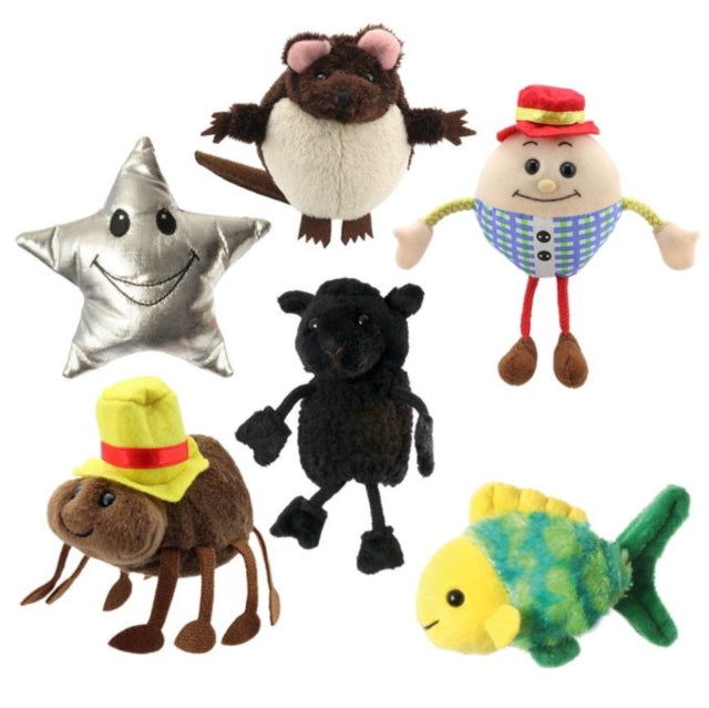 Nursery Rhymes Set of 6 Soft Toys-'5060311839121