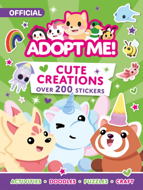 Adopt Me! Cute Creations Sticker Book-'9780008647025