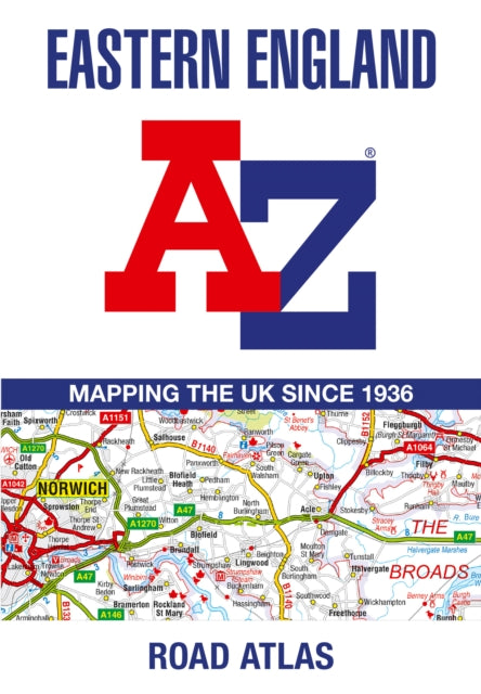 Eastern England A-Z Road Atlas-'9780008652821
