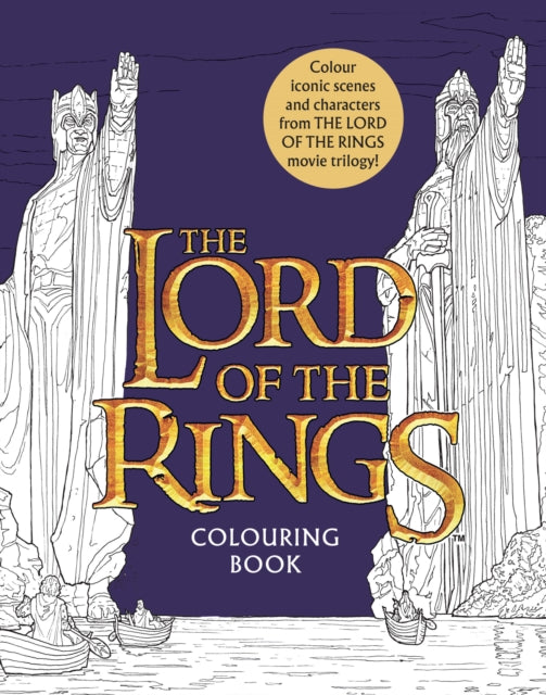 The Lord of the Rings Movie Trilogy Colouring Book : Official and Authorised-'9780008713409