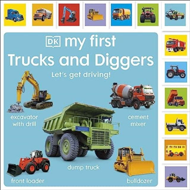 My First Trucks and Diggers: Let's Get Driving!-'9780241636404