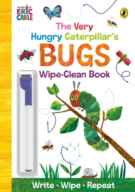 The Very Hungry Caterpillar’s Bugs : Wipe-Clean Board Book-'9780241651926