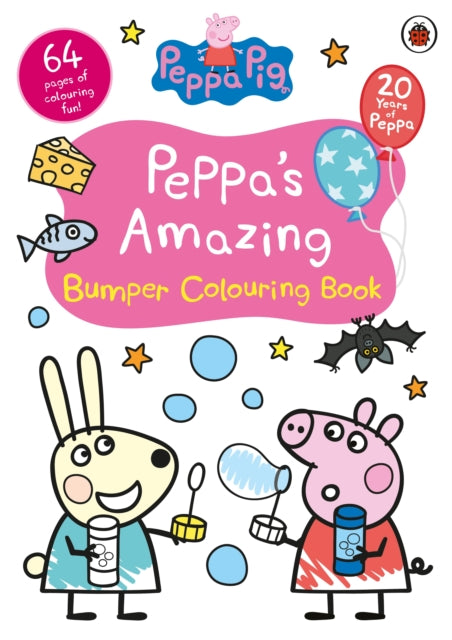 Peppa Pig: Peppa’s Amazing Bumper Colouring Book-'9780241712771