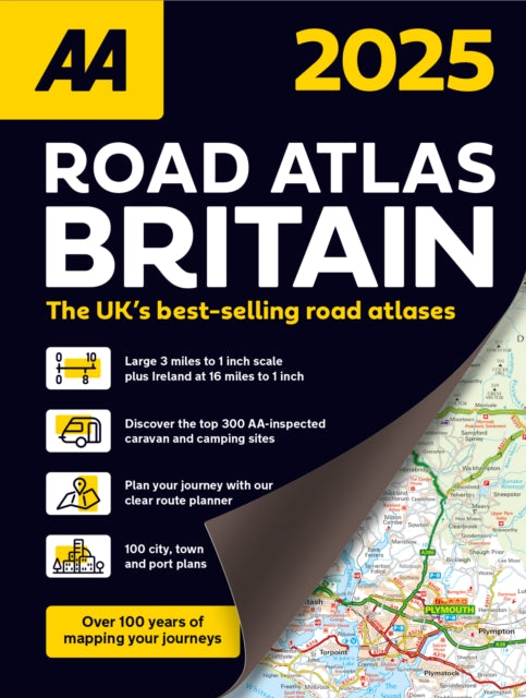 AA Road Atlas Britain 2025-'9780749584009