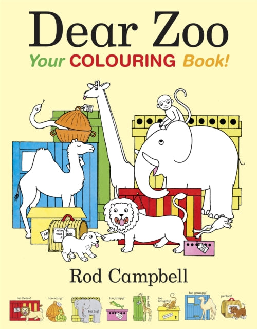 Dear Zoo: Your Colouring Book-'9781035034932