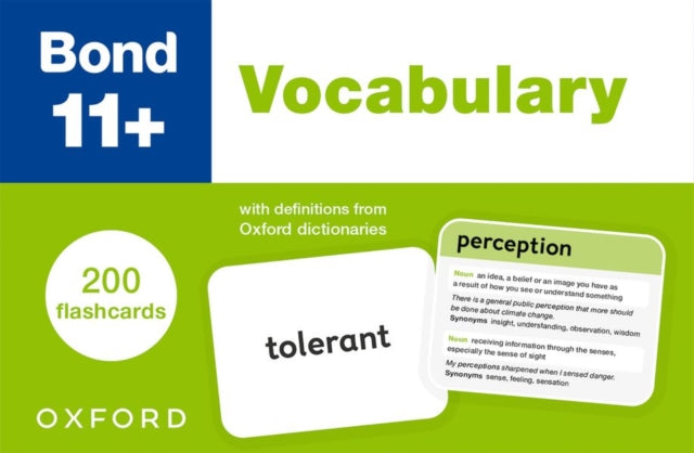 Bond 11+: Bond 11+ Vocabulary Flashcards-'9781382061421
