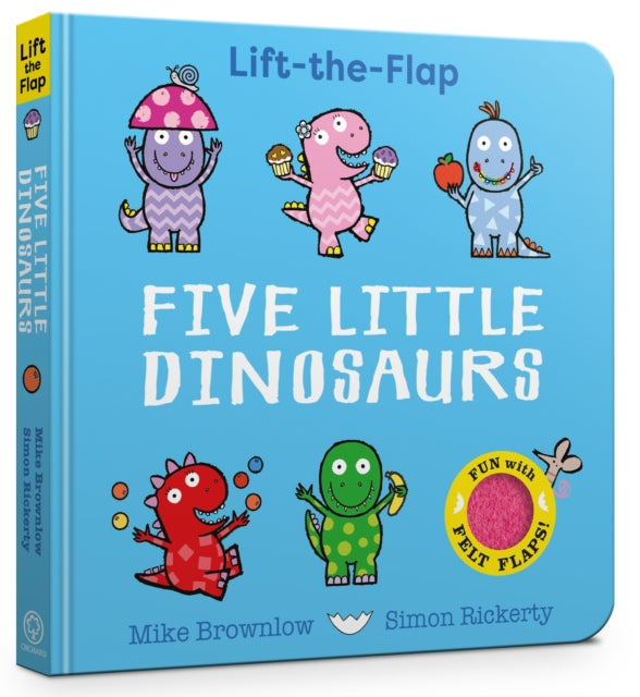 Five Little Dinosaurs : A Felt Flaps Book-'9781408370704