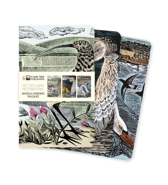 Angela Harding: Wildlife Set of 3 Mini Notebooks-'9781804177501