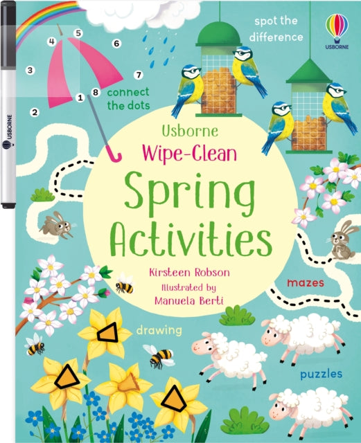 Wipe-Clean Spring Activities-'9781805073994
