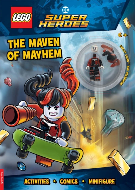 LEGO® DC Super Heroes™: Maven of Mayhem (with Harley Quinn™ LEGO minifigure and megaphone)-'9781837250042