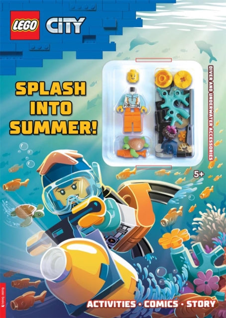 LEGO® City: Splash into Summer (with diver LEGO minifigure and underwater accessories)-'9781837250059