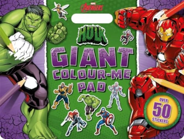 Marvel Avengers Hulk: Giant Colour Me Pad-'9781837951123