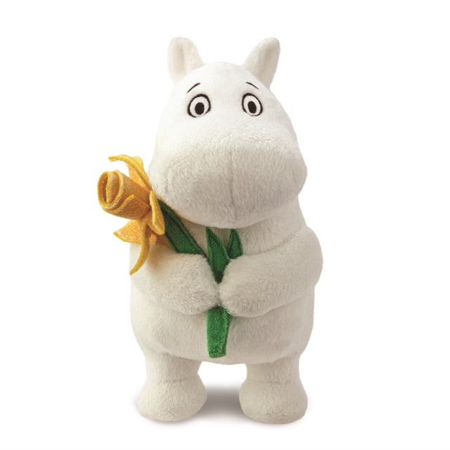 Moomin Standing with Daffodil Plush Toy-'5034566615557