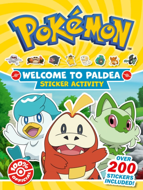 Pokemon Welcome to Paldea Epic Sticker-'9780008616717