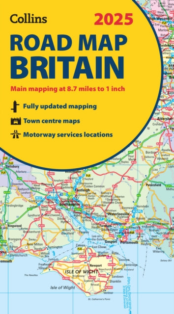 2025 Collins Road Map of Britain : Folded Map-'9780008652913