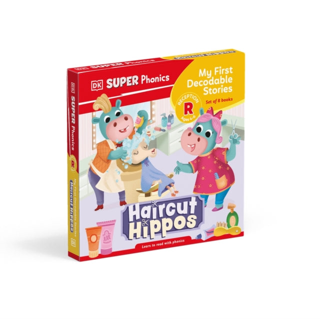 DK Super Phonics My First Decodable Stories Haircut Hippos-'9780241699874