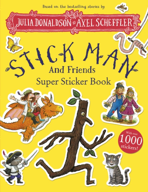 Stick Man and Friends Super Sticker Book-'9780702331237