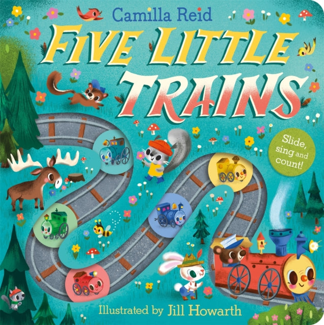 Five Little Trains : A Nursery Rhyme Counting Book for Toddlers-'9781035023363