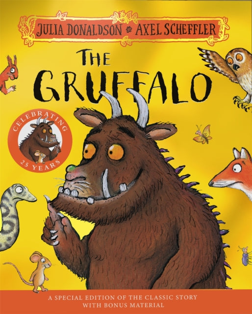 The Gruffalo 25th Anniversary Edition : with a shiny gold foil cover and fun Gruffalo activities to make and do!-'9781035028399