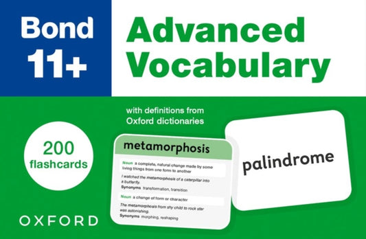 Bond 11+: Bond 11+ Advanced Vocabulary Flashcards-'9781382061414