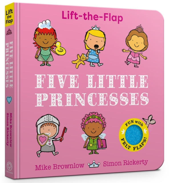 Five Little Princesses : A Felt Flaps Book-'9781408370698
