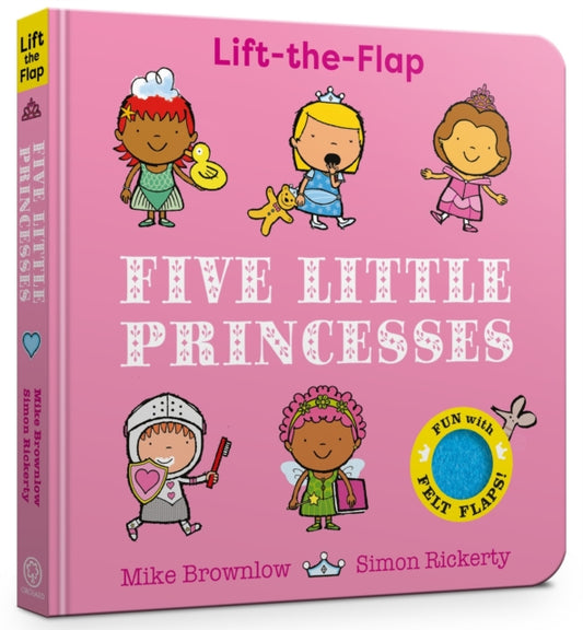 Five Little Princesses : A Felt Flaps Book-'9781408370698