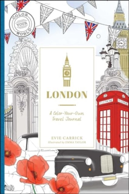 London : A Color-Your-Own Travel Journal-'9781507222416