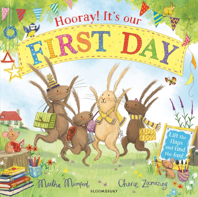 Hooray! It's Our First Day : A Lift-the-Flap Adventure-'9781526660435