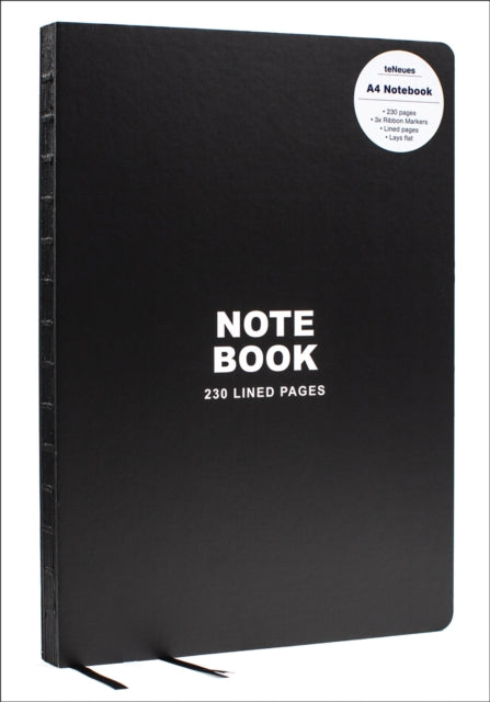 Black A4 Notebook-'9781623259457