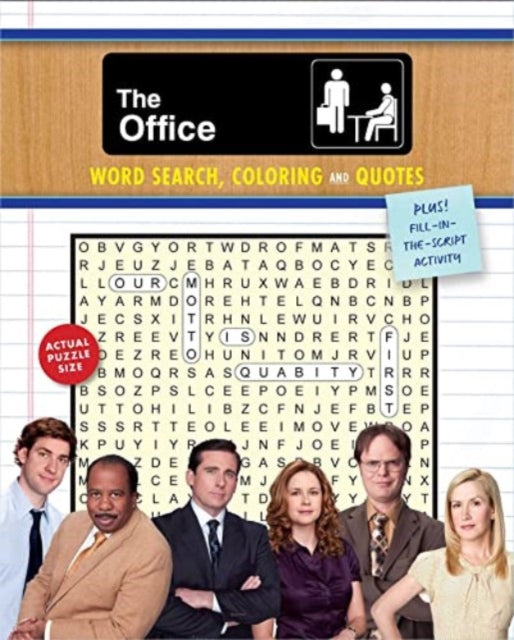 The Office Word Search, Coloring and Quotes : Plus Fill-in-the-Script Activity-'9781667200187