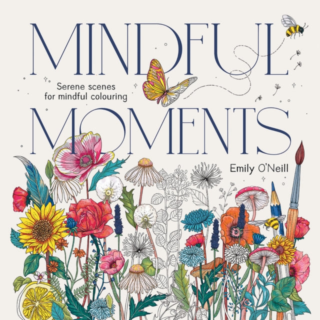 Mindful Moments : Serene Scenes for Mindful Colouring-'9781761450440