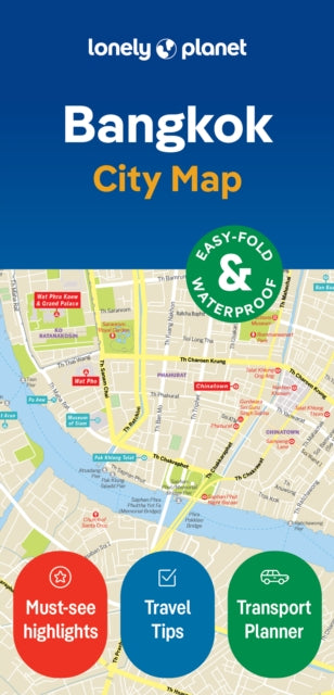 Lonely Planet Bangkok City Map-'9781787015272