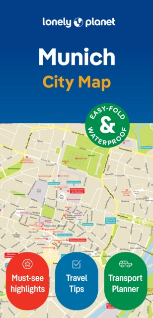 Lonely Planet Munich City Map-'9781787015944