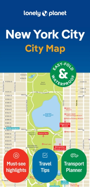 Lonely Planet New York City Map-'9781787016026