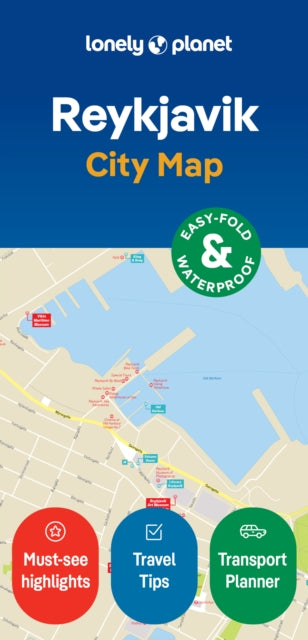 Lonely Planet Reykjavik City Map-'9781787016347