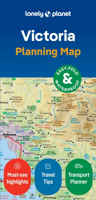 Lonely Planet Victoria Planning Map-'9781788688949