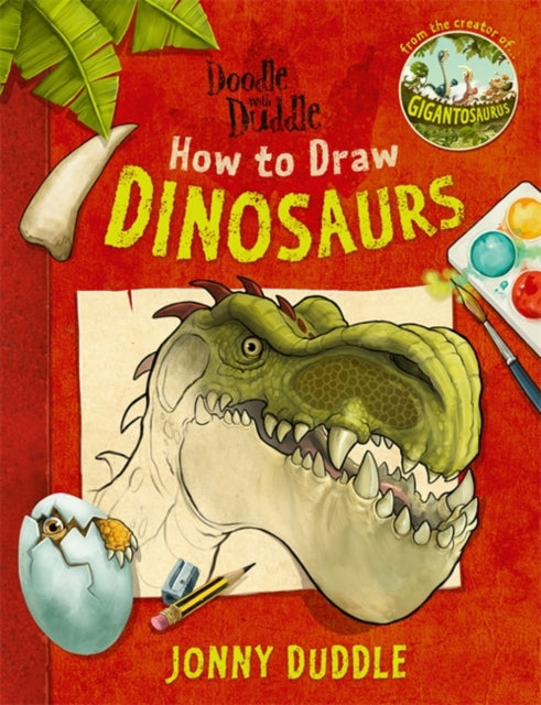 Doodle with Duddle: How to Draw Dinosaurs-'9781800784376