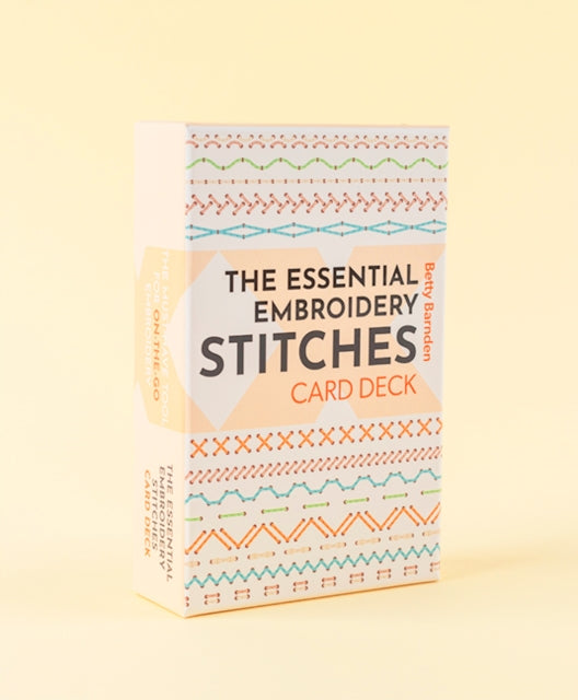 The Essential Embroidery Stitches Card Deck-'9781800922303