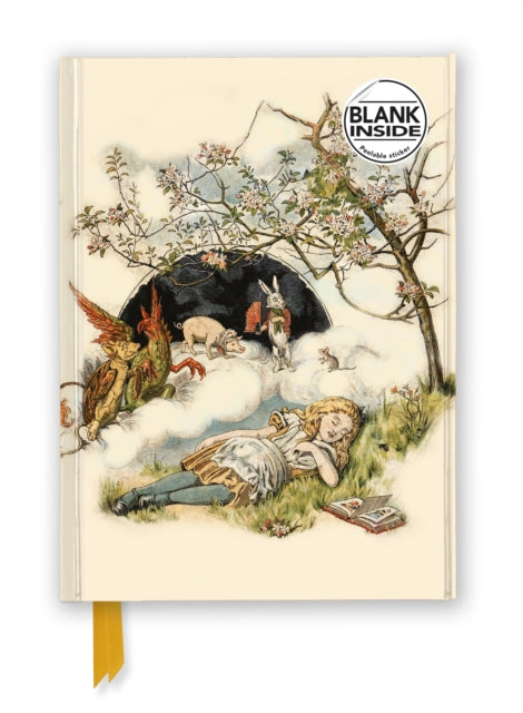 British Library: Alice Asleep, from Alice's Adventures in Wonderland (Foiled Blank Journal)-'9781804178348