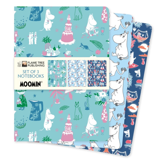 Moomin Classics Set of 3 Standard Notebooks-'9781804179239