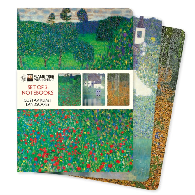 Gustav Klimt: Landscapes Set of 3 Standard Notebooks-'9781804179246
