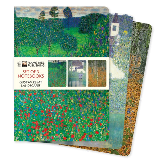Gustav Klimt: Landscapes Set of 3 Standard Notebooks-'9781804179246
