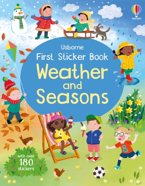 First Sticker Book Weather and Seasons-'9781805070689