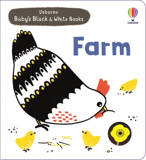Baby's Black and White Books Farm-'9781805073635
