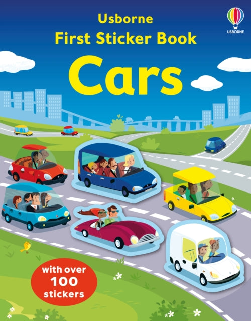 First Sticker Book Cars-'9781805077381
