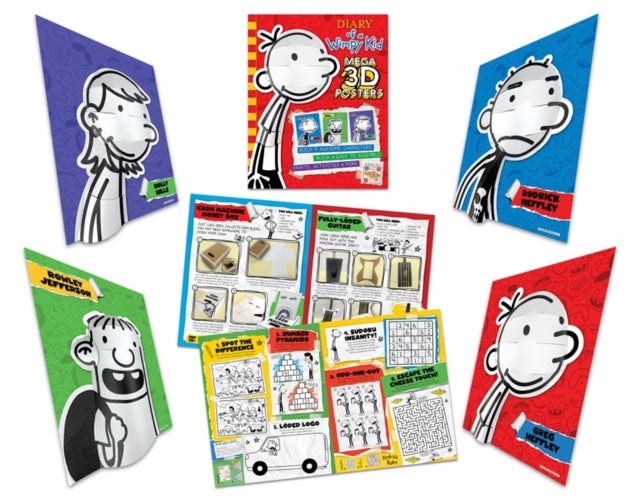 Diary of a Wimpy Kid: Pop Heads - 3D Crafts-'9781835440056