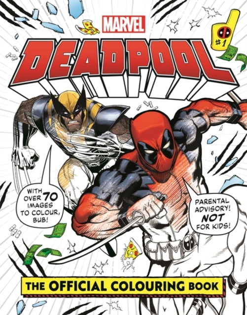 Marvel's Deadpool: The Official Colouring Book-'9781835870242