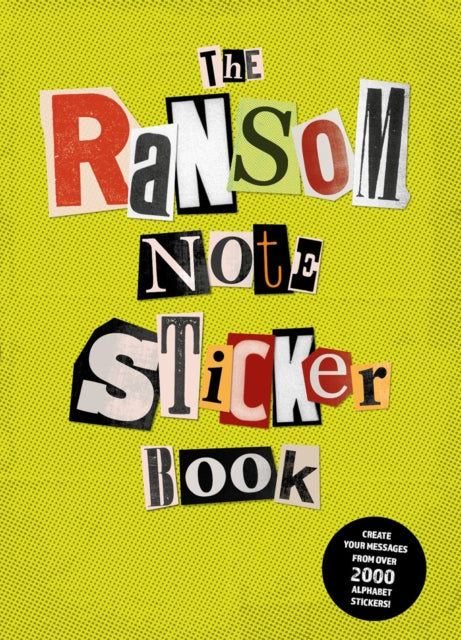 The Ransom Note Sticker Book-'9781837760398
