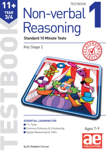 11+ Non-verbal Reasoning Year 3/4 Testbook 1 : Standard 10 Minute Tests-'9781910106181