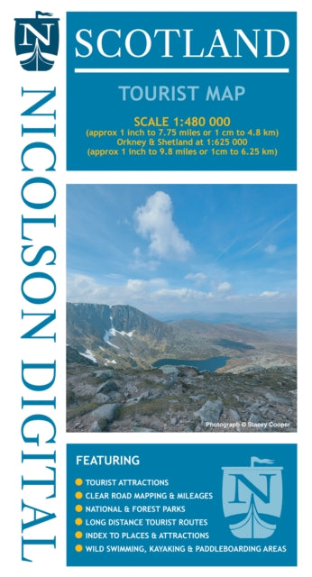 Nicolson Scotland Tourist Map-'9781912046966